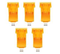 Gettimore Soporte de montaje de herramientas 2 en 1 para herramientas y baterías Dewalt de 20 V/18 V, compatible con DCB203 DCB206 DCB180 DCB183, soporte de pared para organización de taller y garaje