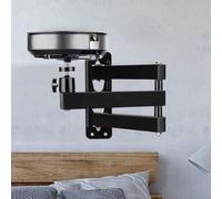 Gettimore Soporte de pared plegable para proyector con brazo ajustable, construcción de acero al carbono, proyectores, cámaras y luces LED