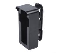Gettimore Soporte de timbre para anillo, soporte de metal ABS con bloqueo antiextracción, compacto, resistente a la intemperie, color negro