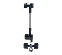 Gettimore Soporte para paraguas para carrito de golf con abrazadera de manillar ajustable de 7 a 40 mm para bicicletas, cochecitos, motocicletas, ángulo giratorio para protección solar y lluvia, manos