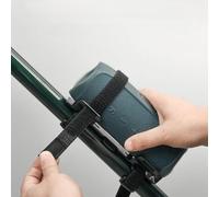 Gettimore Soporte portátil para altavoz de bicicleta con soporte para botella de agua para JBL Charge 5 Flip 5, soporte de montaje de hierro antideslizante para manillar, 18 x 4,5 x 8 cm, color negro