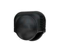 Gettimore Tapa flexible de silicona para lente Insta360 X5 y X4, funda protectora para lente de cámara, 3 colores (negro, azul, blanco), 8,5 x 5,5 x 5,5 cm, negro