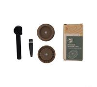 Gettimore Tapas de silicona para cápsulas VertuoLine, 59 mm, sellos reutilizables de grado alimenticio con resistencia al calor de 150-180 °C, compatibles con cápsulas Nespresso VertuoLine