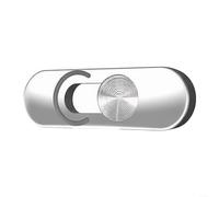 Gettimore Teléfono de la cubierta de privacidad de la cámara frontal, elegante protector de lente de aleación de aluminio con reconocimiento facial deslizante manual encendido y apagado, polvo para la