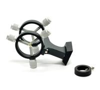 Gettimore Telescopio astronómico Star Finder Mount 3 puntos guía anillo puntero soporte 1/4 estándar cámara rosca agujero