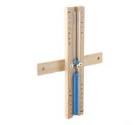 Gettimore Temporizador de arena de madera de 15 minutos para sauna, sala de spa, reloj de arena resistente al calor con arena marina blanca, diseño giratorio para yoga y uso doméstico (azul)