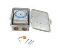 Gettimore Temporizador programable diario mecánico impermeable del interruptor AC100~250V del contador de tiempo 20A para el control confiable del poder