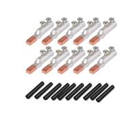 Gettimore Terminales de crimpado de cable DTLC de aluminio de cobre, bloque de conector de alambre, 10 unidades con tubo termorretráctil, 10/16/25/35 mm² 25