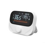 Gettimore Termostato de caldera RF para Tuya Smart Wireless Wifi programable control de temperatura ambiente con pantalla meteorológica (WiTH3-WIFI)