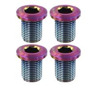 Gettimore Ti - Pernos de cadena de aleación para bicicleta de carretera M8 | Ti - Pernos de cadena de aleación para bicicleta de carretera, M8 x 10 mm, para Shimano Ultegra 6800 105 R7000 DA9000 negro
