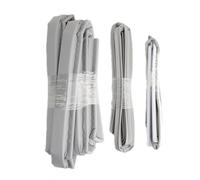 Gettimore Tira de sellado deslizante para ventana, 3 m, PE + espuma de poliuretano, resistente a la intemperie, para puertas y ventanas de acero de plástico, gris, reducción de ruido y burlete