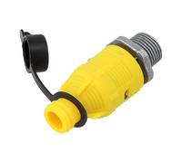 Gettimore Válvula de drenaje de aceite 125-508 para cortacésped Craftsman CADET Tecumseh Troy Riding - Sustituye a 181654 428287 532428287, 3/20.3 cm-18 NPT, aleación de zinc + PC, amarillo