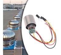 Gettimore Ventilador conducto sin escobillas de bajo voltaje, 12 V 24 V CC, 5 A 100000 RPM, motor de ventilador de alta velocidad con módulo de controlador