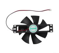 Gettimore Ventilador de refrigeración de inducción sin escobillas DC18V con rodamientos de manga, accesorio de repuesto de flujo de aire silencioso eficiente para varios modelos de plástico resistente