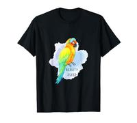 Getting My Beauty Sleep - Cansado Sun Conure Parrot Camiseta gráfica económica
