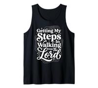 Getting My Steps In Walking with The Lord Camiseta sin Mangas