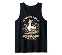 Getting My Steps In Walking with The Lord Camiseta sin Mangas