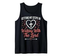 Getting My Steps In Walking with The Lord Camiseta sin Mangas