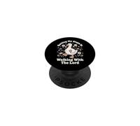 Getting My Steps In Walking with The Lord PopSockets PopGrip Adhesivo