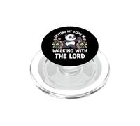 Getting My Steps In Walking with The Lord PopSockets PopGrip para MagSafe