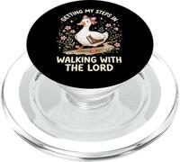 Getting My Steps In Walking with The Lord PopSockets PopGrip para MagSafe