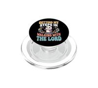 Getting My Steps In Walking with The Lord PopSockets PopGrip para MagSafe