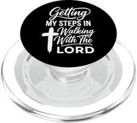 Getting My Steps In Walking with The Lord PopSockets PopGrip para MagSafe