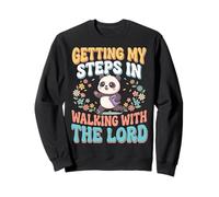 Getting My Steps In Walking with The Lord Sudadera