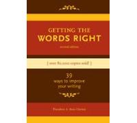 Getting The Words Right (ebook)