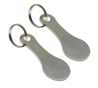 Gettoni Del Carrello Della Spesa - Portachiavi Portatil In Lega Di Alluminio, Carrello Della Spesa In Metallo | Accessorio Portachiavi, Decorazioni Uomo Donna, Gadget Pratico Per Supermercato