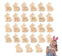 Gettoni Ricompensa Pasquali - 27PCS Legno Caccia Uova Premi Bambini, Coniglietto Pasquale Prmi, Legno Durevole Bordo Liscio, Gettoni Premi Giochi Attività, Ricompensa Pasquale Legn Decorazione | Per