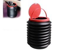 Gettoreach Portable Car Trash Bin, Foldable Outdoor Fishing Bucket Trash Can with Lid, Waterproof and Leakproof, Odorless Portable High Capacity, 4l Large Capacity, for Car, Home and Office (1pcs)