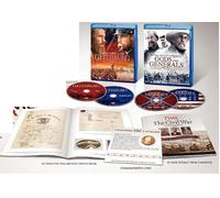 Gettysburg & Gods and Generals [Limited Collector's Edition, 4-Disc Blu-ray Set] (Includes: 40-Page Civil War Artifact Photo Book, Commemorative Coin & 32-Page Extract from Time Book) Region 1/A