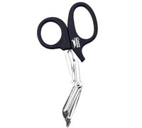 Getue Madison Supply - Medical Scissors, EMT and Trauma Shears, Premium Quality 7.5" (1-Pack, Black/Stainless)