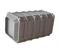 getuse Caja de carga en miniatura modelo de campo de batalla para bricolaje, regalos realistas, accesorio de juego de guerra, 5.1 x 2.5 x 2.56 pulgadas