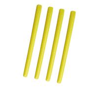 getuse Fundas de espuma de repuesto para postes de cama elástica, accesorios de cama elástica, acolchado de seguridad de 90 cm, 4 amarillos de 35.43 pulgadas