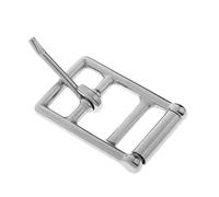 getuse Halter Hardware - Hebilla de repuesto para actividades ecuestres, acero inoxidable, doble barra, hebilla de rodillo de 5,56 x 3,6 cm