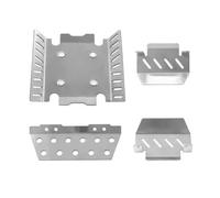 getuse Paquete de 4 chasis a escala 1/8 para vehículo H8H V1 V2 RC - Armaduras de tren de aterrizaje de acero inoxidable