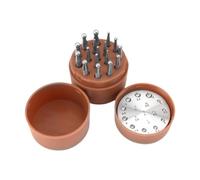 getuse Watch Link Pin Removal Tool Set - 2.5mm Punch & Pins for Watch Band Repair- 17 Dies