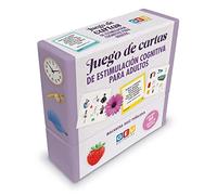 GEU. Juegos de Mesa Adulto. Tarjetas de Estimulación cognitiva. Juegos de Memoria, lenguaje, atención, y concentración para Mayores, Alzheimer o Demencia