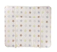 Geuther Cambiando la almohadilla Wickelmulde 5835 Lavable Soldada con protección contra la cabeza 85 x 75 cm, Stars, 5835-32