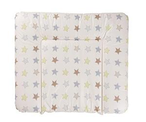 Geuther Cambiando la almohadilla Wickelmulde 5835 Lavable Soldada con protección contra la cabeza 85 x 75 cm, Stars, 5835-32