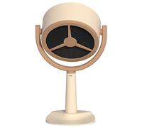 Gevvnss Campana extractora portátil de escritorio recargable, ventilador extractor portátil de cocina con 2 velocidades de viento para el hogar, cocina, RV, color beige