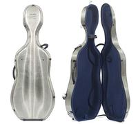 Gewa 343374 Estuche Cello Idea Titanium Carbon 3.3 Titanium/Azul, Fabricada en Alemania