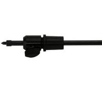 GEWA 413915 Pincho para violonchelo, pincho para violonchelo, cono de arco 26/28 mm, varilla de fibra de carbono Ø 10 mm, longitud 61 cm, ultraligero, punta de plástico