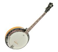 Gewa 505031 Banjo 4 Cuerdas, Parche Original Remo, con Estuche