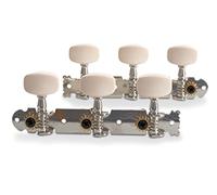 Gewa 545300 Clavijero Guitarra Jazz Juego de Cuerdas, Botones de Plástico Color Crema
