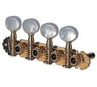 Gewa 545580 Clavijero Mandolina Dorado, Botones Jaspeados