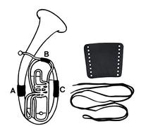 GEWA 720588 - Protección para las manos cuero, para corno tenor, parte a