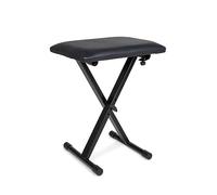 GEWA 900530 - Banqueta para teclado con 3 niveles de regulación, color negro